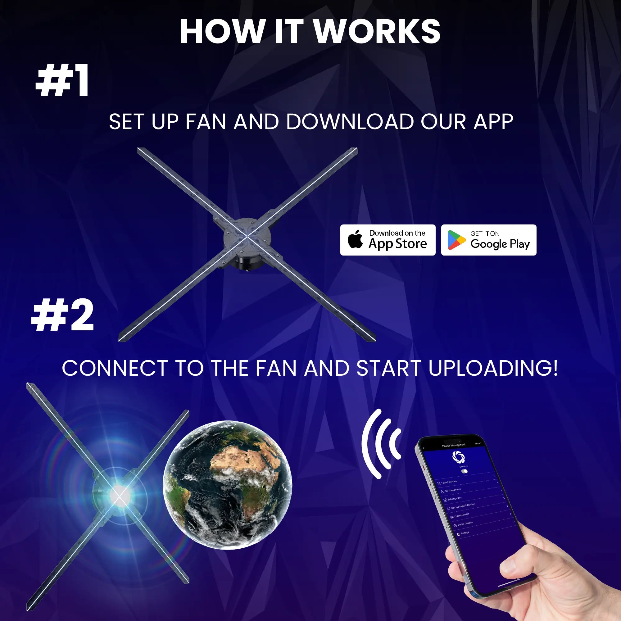 L5 Holographic Fan 28.5