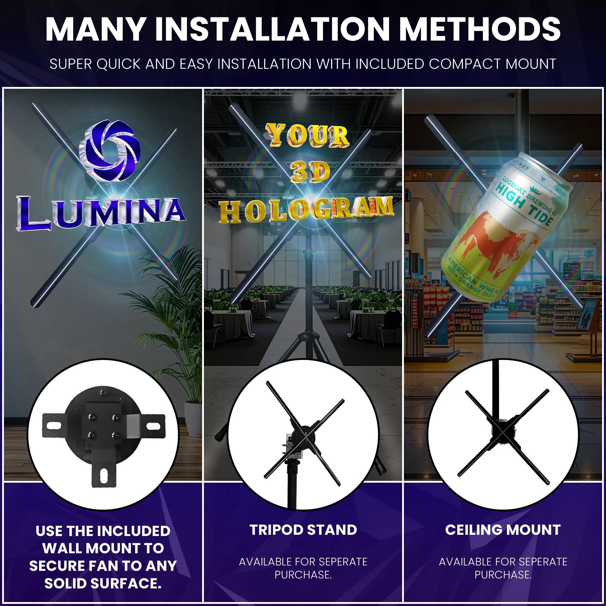 L5 Holographic Fan 28.5
