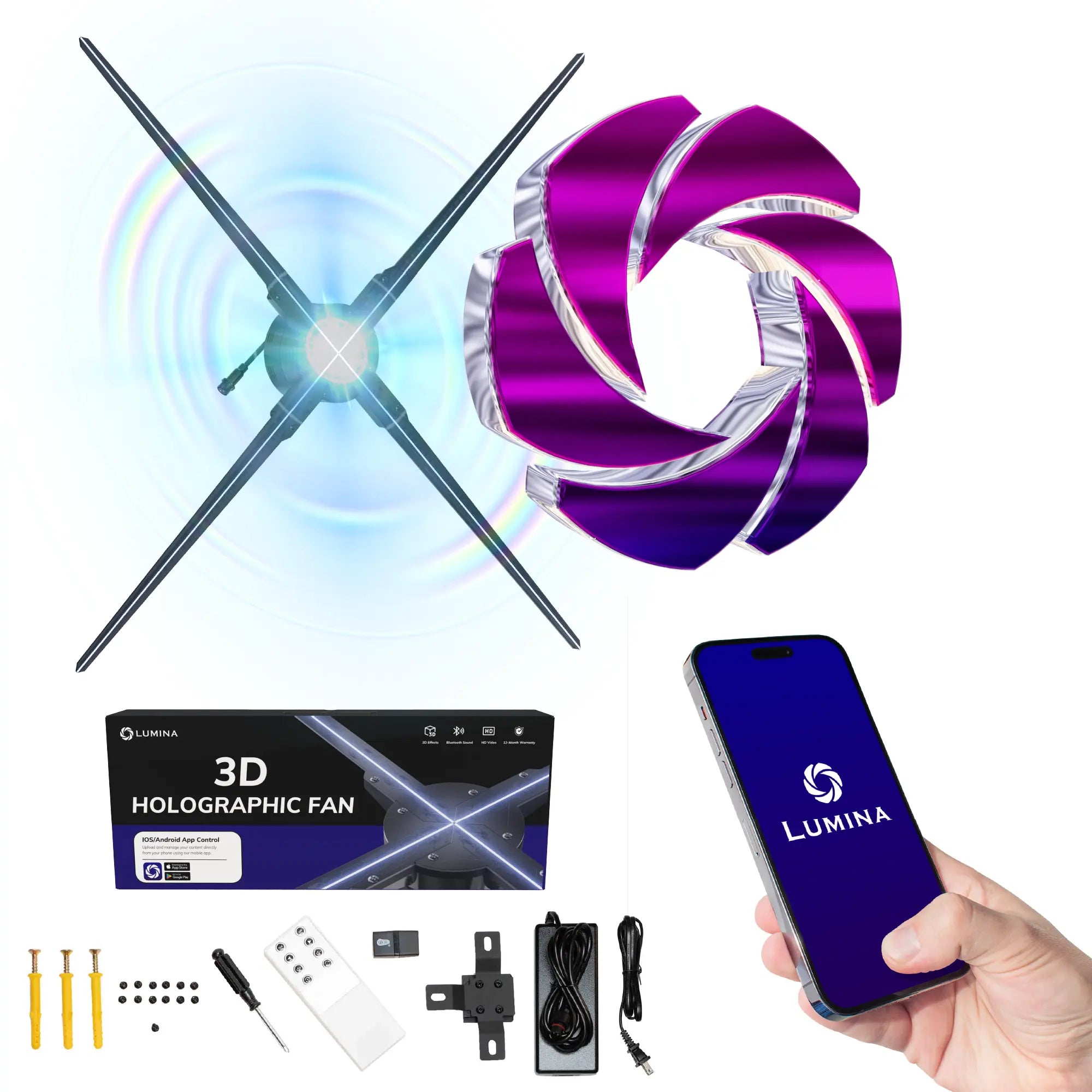 L6 Holographic Fan 39.5"