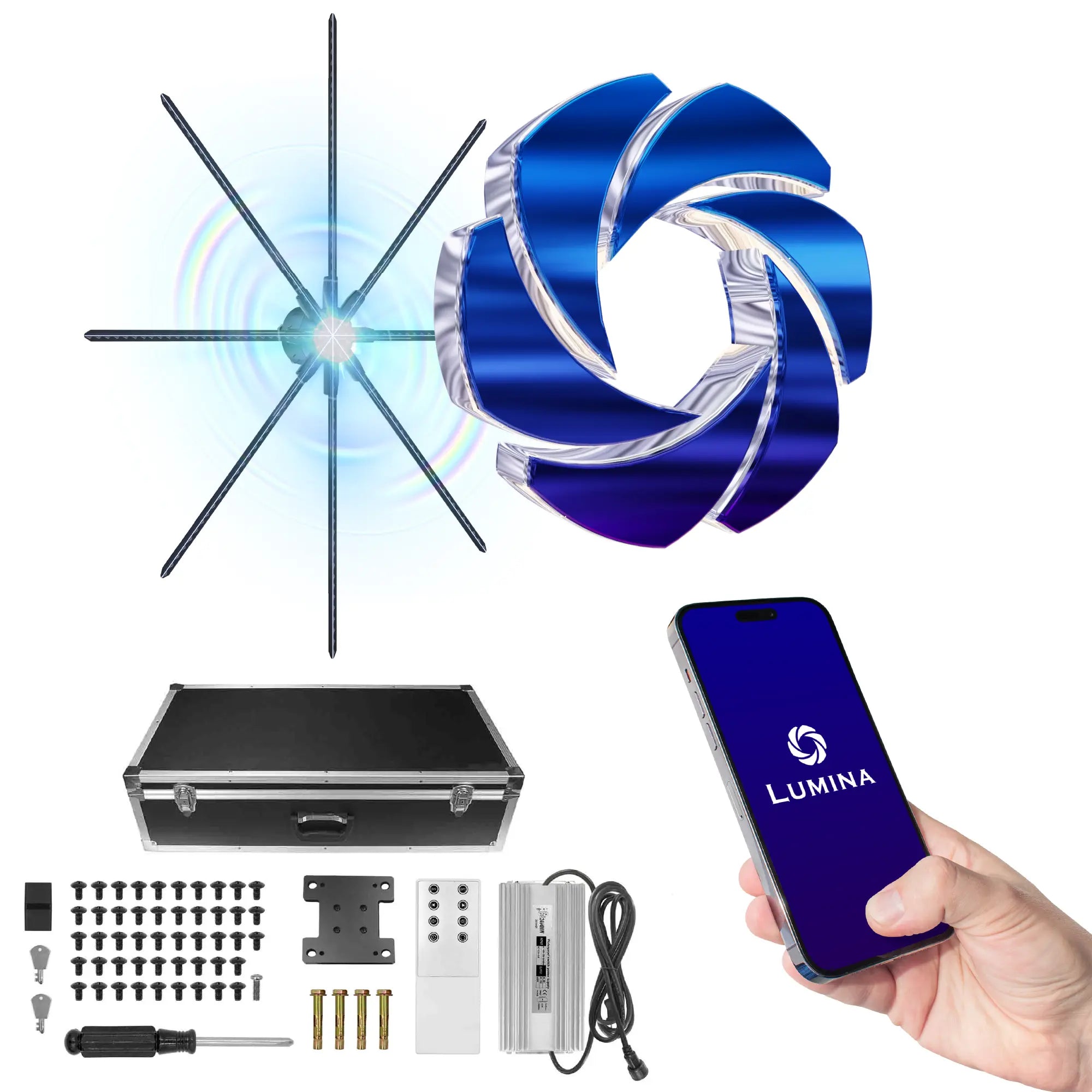 LUMINA L8 59" Holographic Fan Main Image