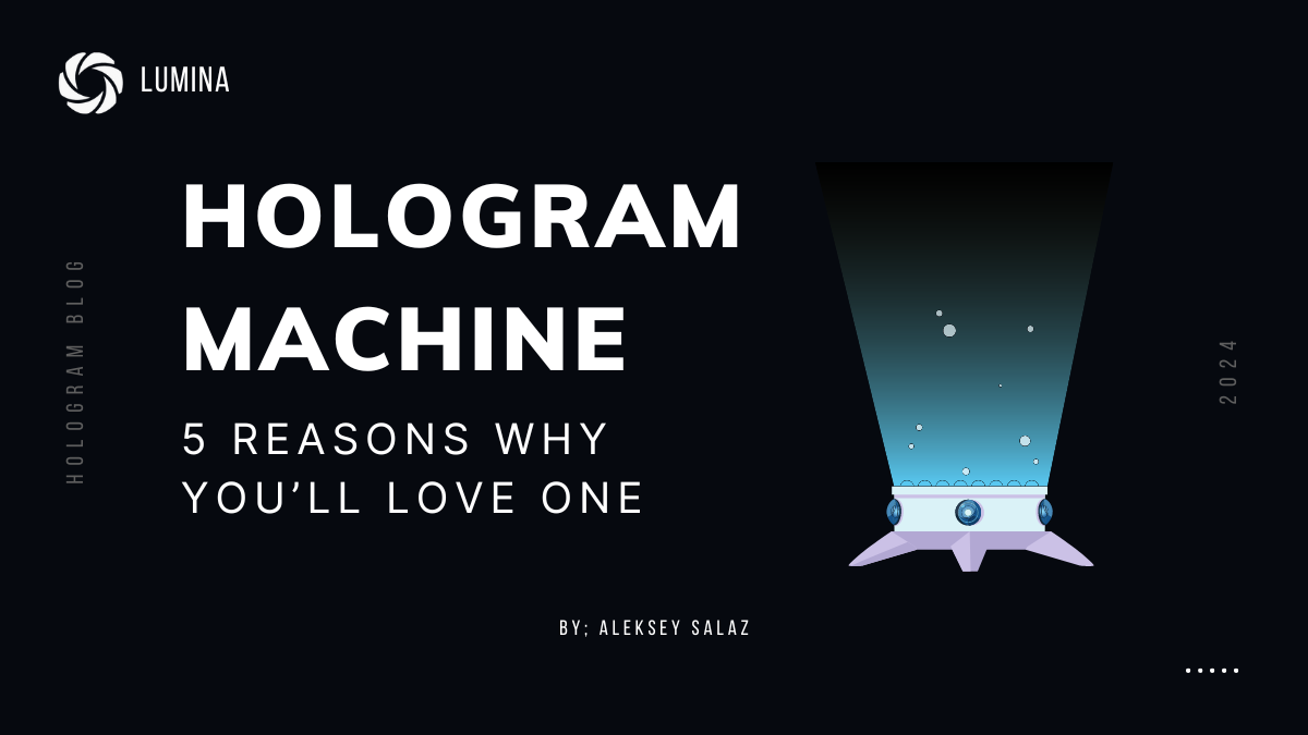 hologram machine graphic