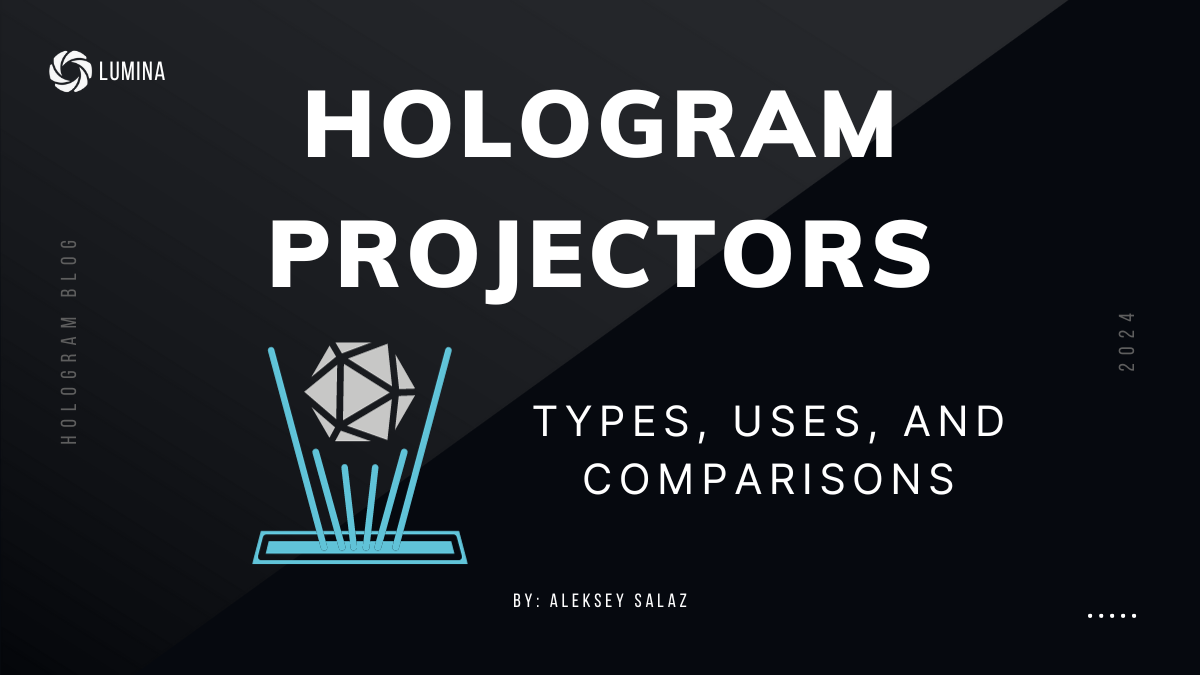 Hologram Projector Graphic - LUMINA