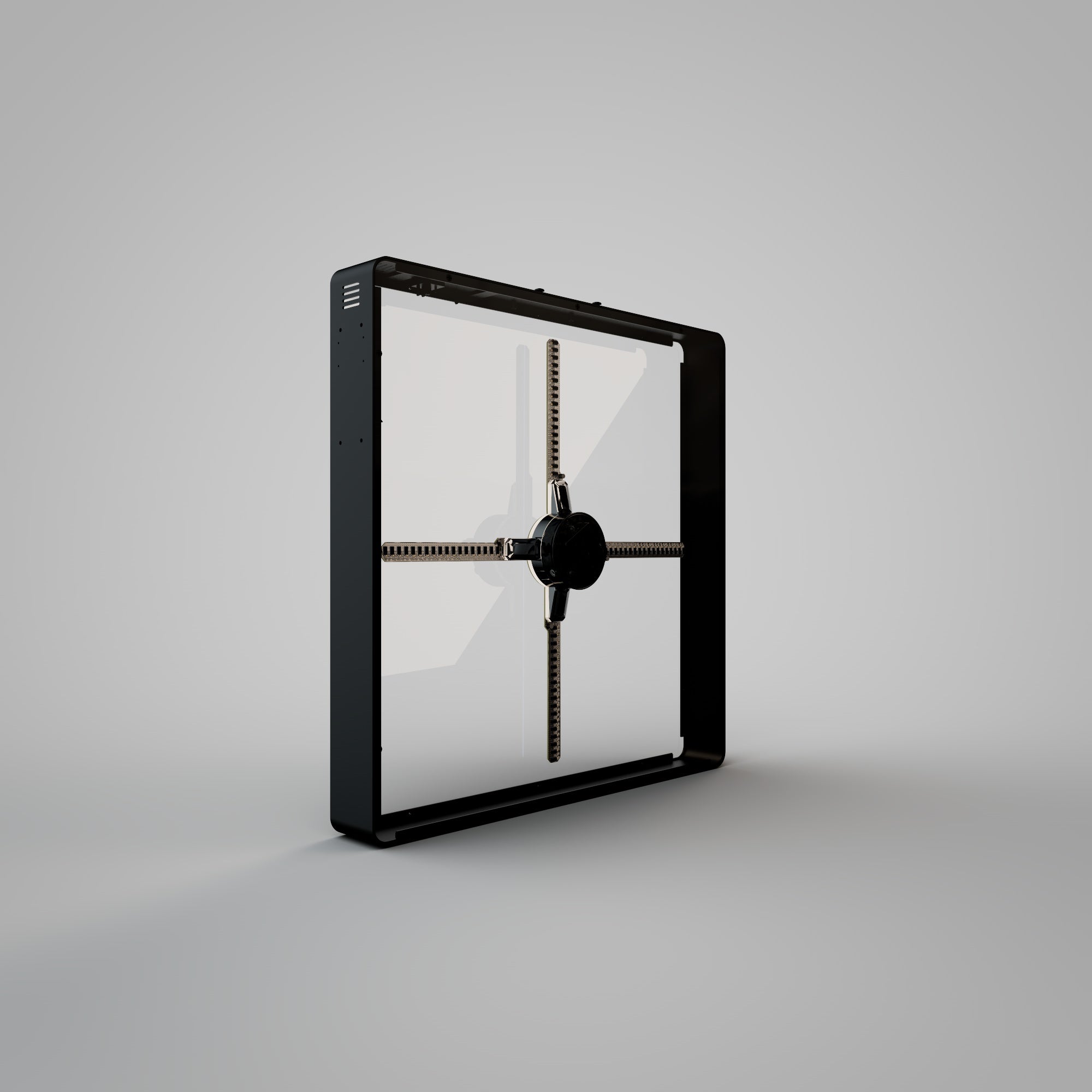 Square Acrylic Case with L4 25.5" Holographic Fan