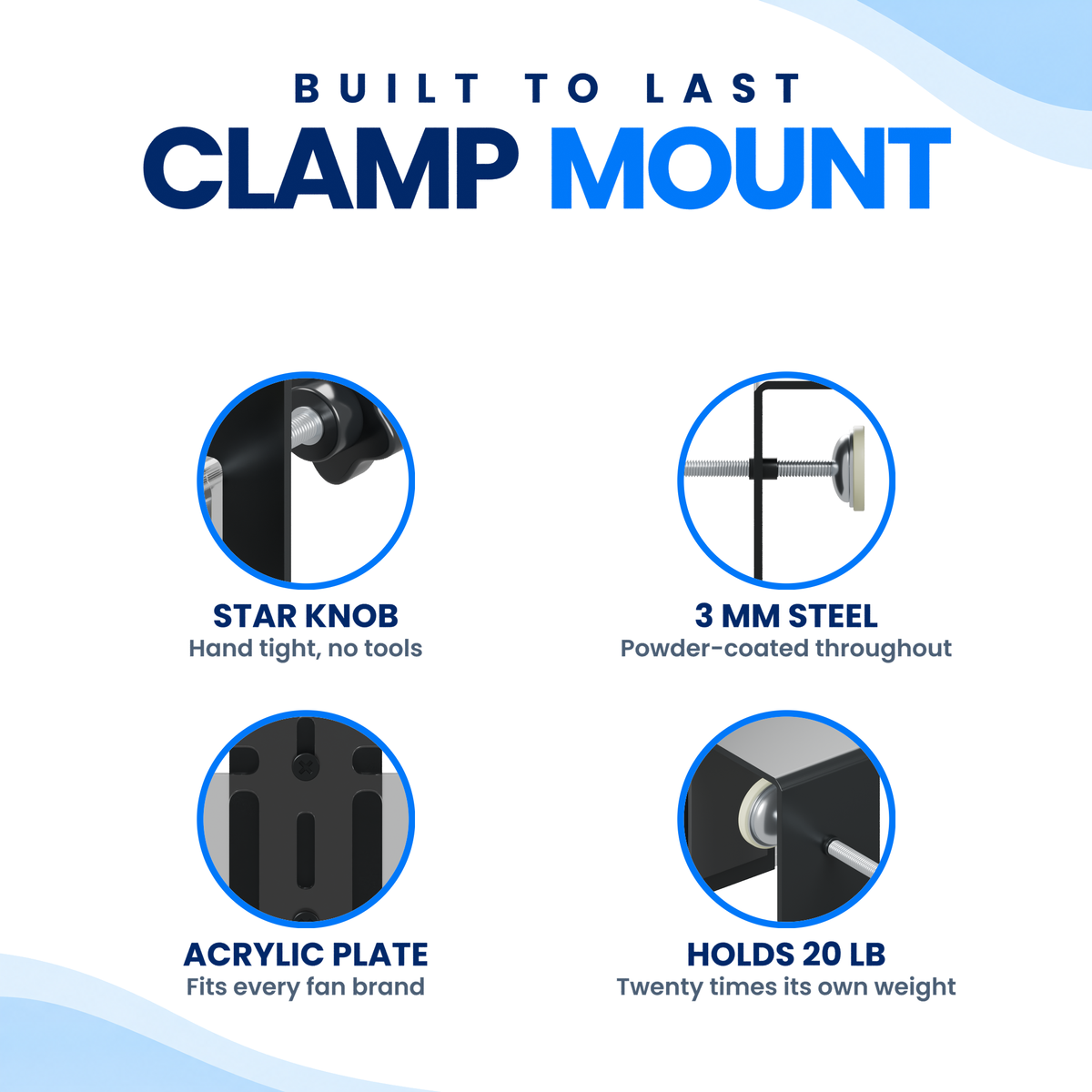 Trade Show Banner Mount For Hologram Fan